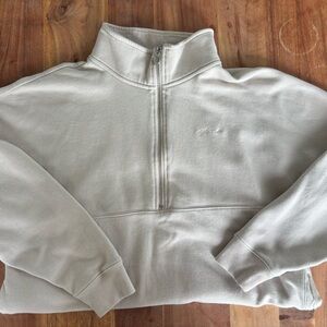 PINK Ivory Quarter Zip